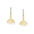 Diamond-studded 18kt Yellow Gold Jhumkas for the Royal Mia Woman,,hi-res 