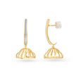 Diamond-studded 18kt Yellow Gold Jhumkas for the Royal Mia Woman,,hi-res 2