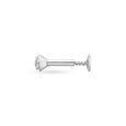 18KT White Gold Diamond Nose Pin 2