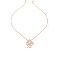 18KT Rose Gold Radiant Diamond Pendant,,hi-res 