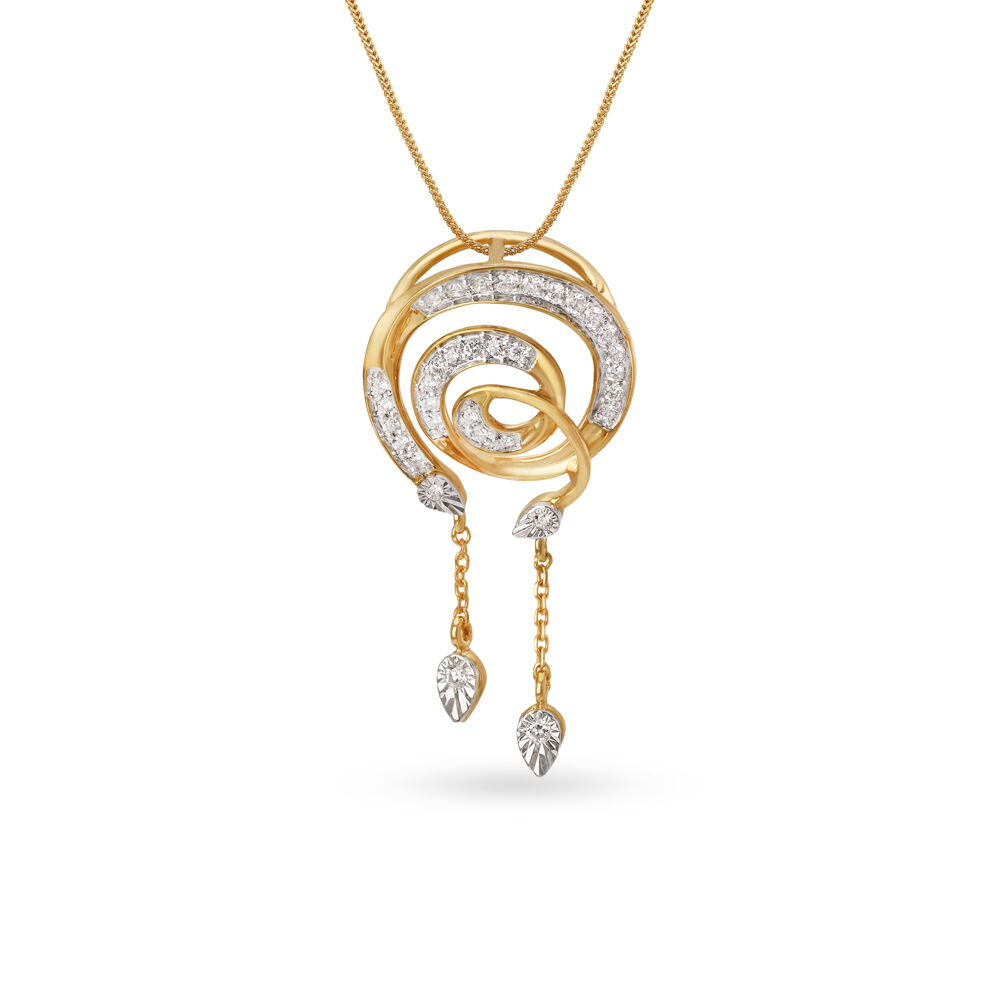 Tanishq mia pendant set online