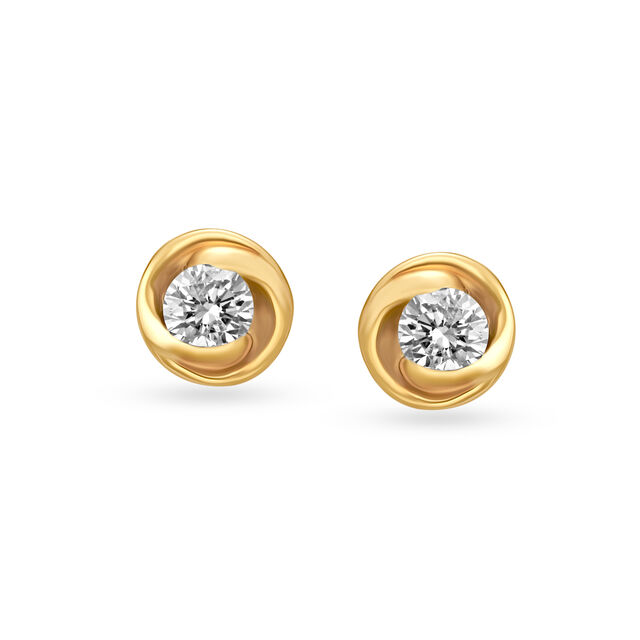 18KT Yellow Gold Earrings To Fortify Your Friendship,,hi-res 