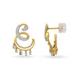 Twirl Gracefully With 18kt Gold Stud Earrings,,hi-res 2
