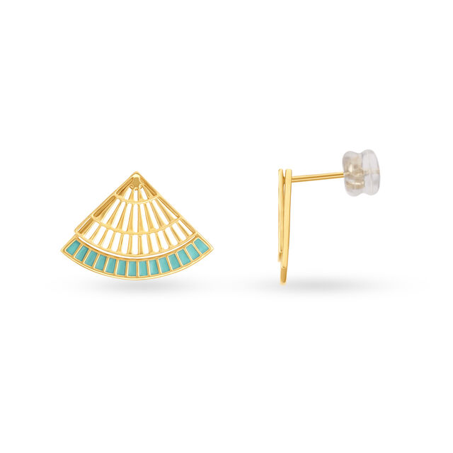 Customizable 18kt Gold Stud Earrings,,hi-res 3