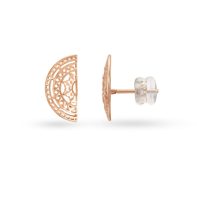 Detachable 18kt Gold Stud Earrings - A Touch of Style,,hi-res 6