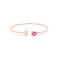 18 KT Rose Gold Traditional Diamond Bangle,,hi-res 