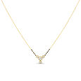 18KT Yellow Gold and Diamond Mangalsutra for Everyday Wear 