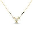 18KT Yellow Gold and Diamond Mangalsutra for Everyday Wear 2