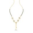 18KT Yellow Gold Diamond-studded Mangalsutra 5