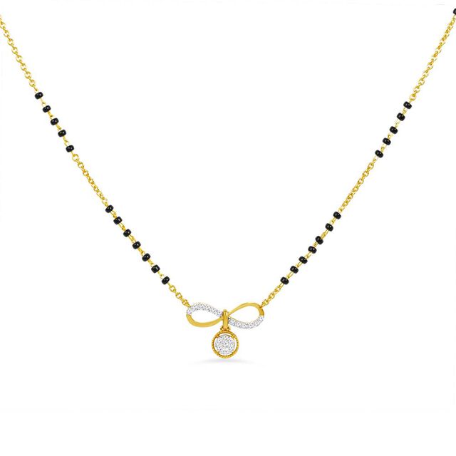 18KT Yellow Gold and Diamond Mangalsutra to Surprise Your Wife 2
