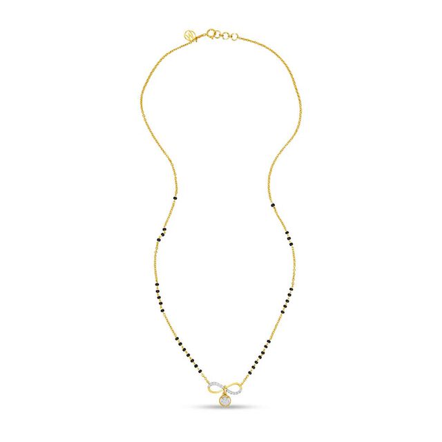 18KT Yellow Gold and Diamond Mangalsutra to Surprise Your Wife 4