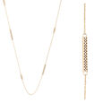 18KT Yellow Gold Chic Contemporary Yard Chain,,hi-res 
