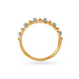 Mia by Tanishq 14KT Yellow Gold Diamond Finger Ring 4