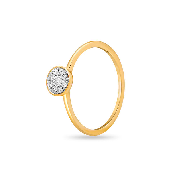 18KT Yellow Gold Radiant Stackable Rings 