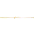 18kt Yellow Gold Sparkling Pendant with Chain 2