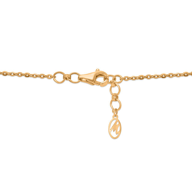 Mamma Mia 18 KT Yellow Gold Luna Love  Pendant with Chain for Kids 4