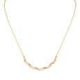 Mia by Tanishq 14KT Yellow Gold Stylish Diamond Necklace 