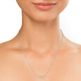 18KT Yellow-White Gold & Diamond Necklace - Stroke Of Elegance,,hi-res 3