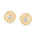 Pour Your Heart 18kt Yellow Gold Stud Earrings,,hi-res 2
