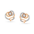Rose-inspired 18kt Rose Gold Stud Earrings,,hi-res 2