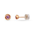 Delicate Twirl Gold Studs,,hi-res 