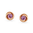 Delicate Twirl Gold Studs,,hi-res 2