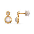 Eternal Loop Gold Studs,,hi-res 