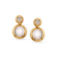 Eternal Loop Gold Studs,,hi-res 2