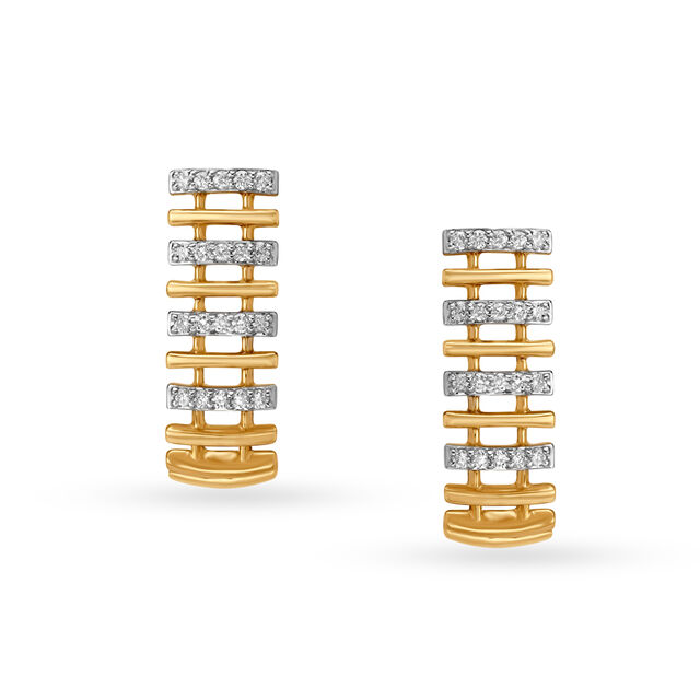 18kt Yellow Gold Stud Earrings for the Nonchalant,,hi-res 2