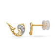 18kt Yellow Gold Earring - An Underwater Bliss,,hi-res 