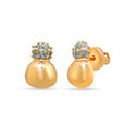 Stunning gold earrings,,hi-res 2