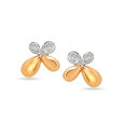 Mamma Mia 18 KT Yellow Gold Free Spirit  Stud Earrings,,hi-res 