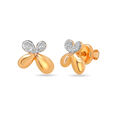 Mamma Mia 18 KT Yellow Gold Free Spirit  Stud Earrings,,hi-res 2