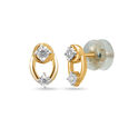 Mamma Mia 18 KT Yellow Gold Iconic  Stud Earrings,,hi-res 2