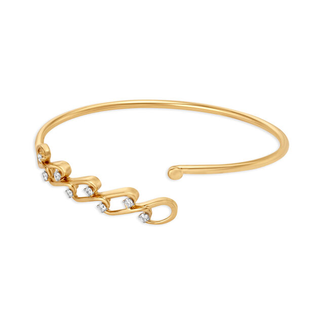 Mia by Tanishq 14KT Yellow Gold Unmatched Radiance Bangle 2