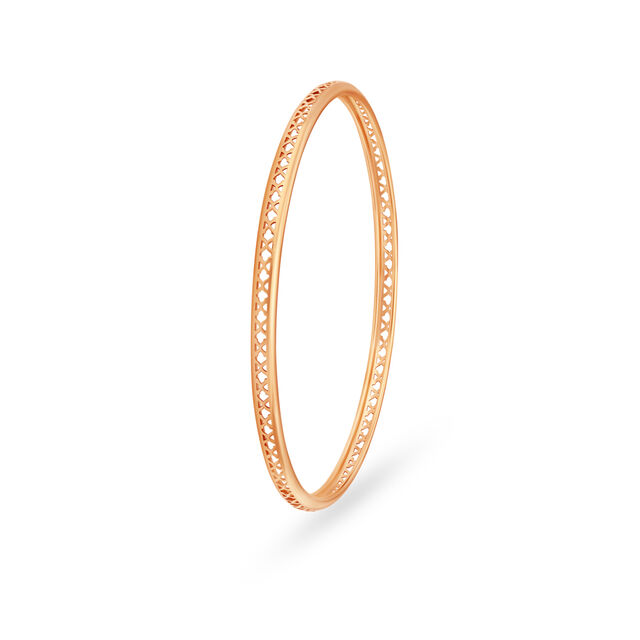 14KT Yellow Gold Sleek Graceful Bangle