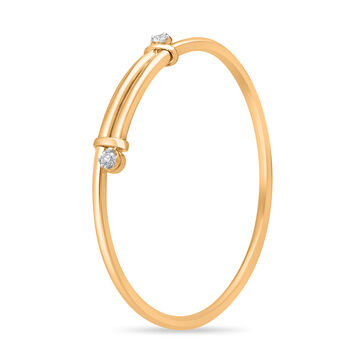 Mamma Mia 14 KT Yellow Gold Glow of Love  Bangle for Kids