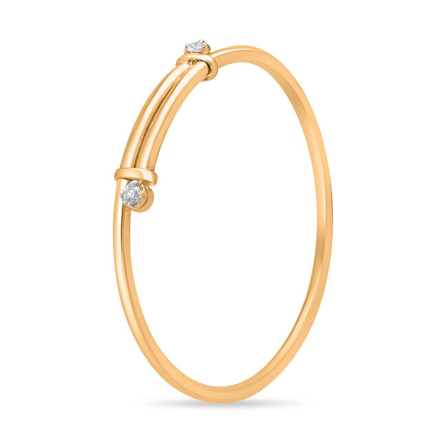 Mamma Mia 14 KT Yellow Gold Glow of Love  Bangle for Kids 3