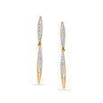 18KT Yellow Gold Summer Shade Diamond Drop Earrings,,hi-res 2