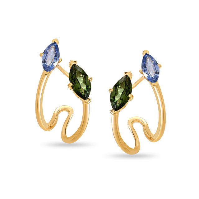 Sculpted Serenity Ear Studs,,hi-res 2