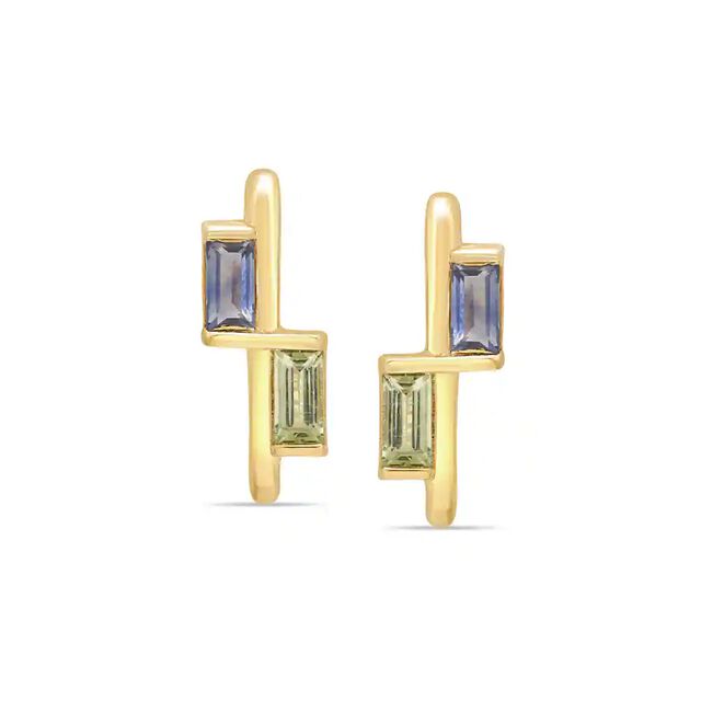 Chic Step Design Earrings,,hi-res 