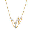 18KT Yellow Gold Verdant Majesty Diamond Necklace 3
