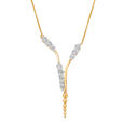 18 Kt Yellow Gold Forest Canopy Diamond Necklace,,hi-res 2