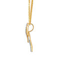 18 KT Yellow Gold Harmonious Foliage Diamond Pendant,,hi-res 4