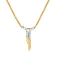 18 KT Yellow Gold Branching Beauty Diamond Pendant,,hi-res 2