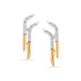 18 Kt Yellow Gold Radiant Arboreal Beauty Stud Earrings,,hi-res 2