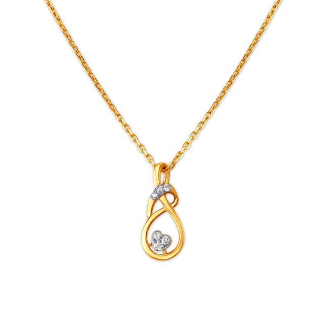 Romantic Fancy Pendant with Chain 
