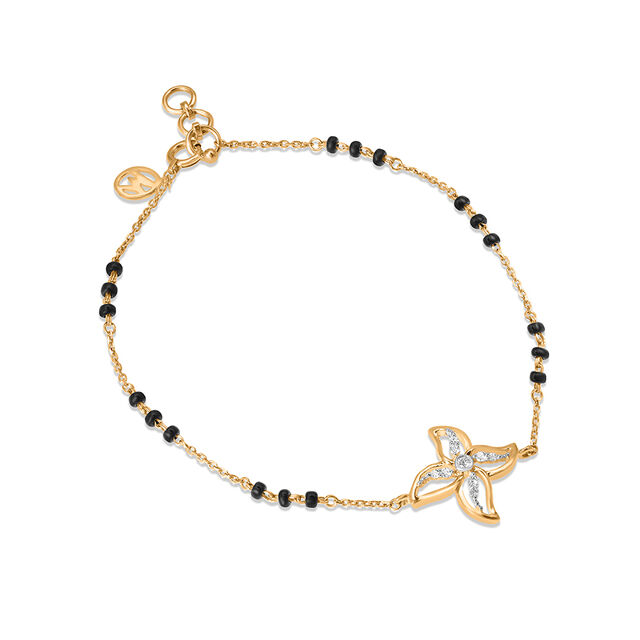 18 KT Amazing Diamond Mangalsutra Bracelet 