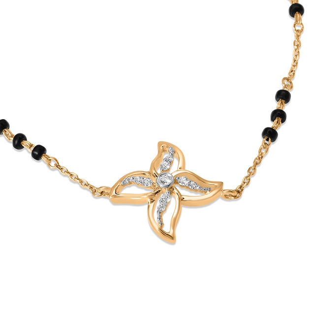 18 KT Amazing Diamond Mangalsutra Bracelet 2