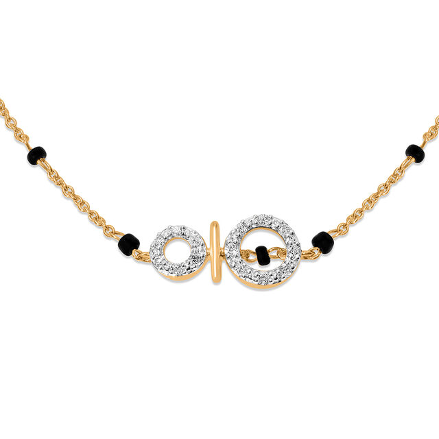 18 KT Splendid Diamond Mangalsutra Bracelet 2
